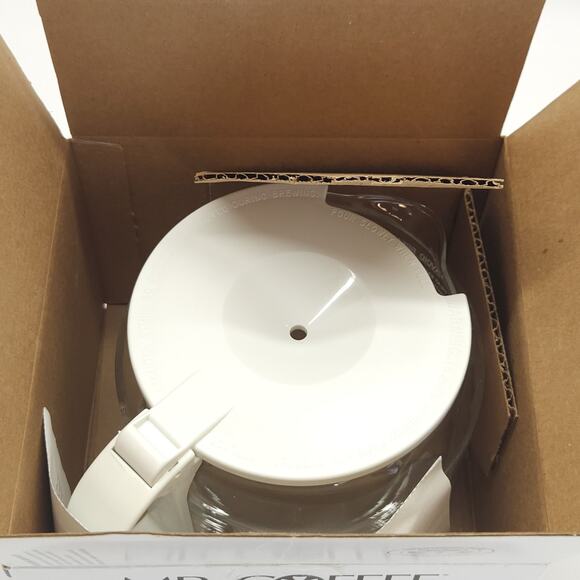 Mr. Coffee Replacement Decanter Carafe PD12 10-12 Cup Open Box - Picture 2 of 4